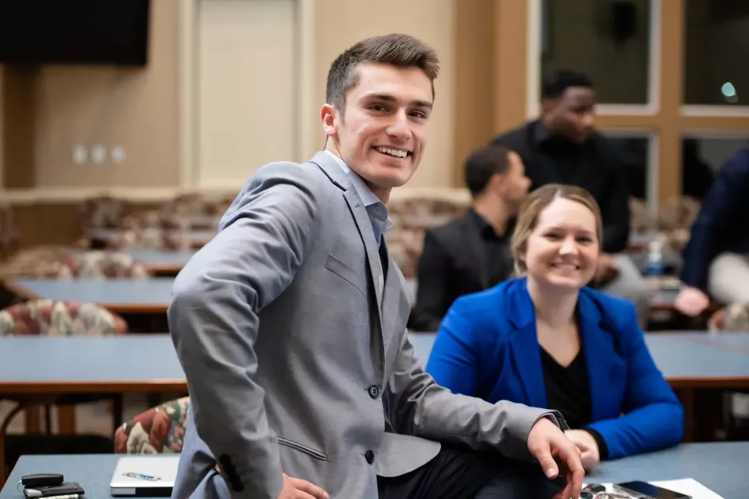 MBA students in classroom