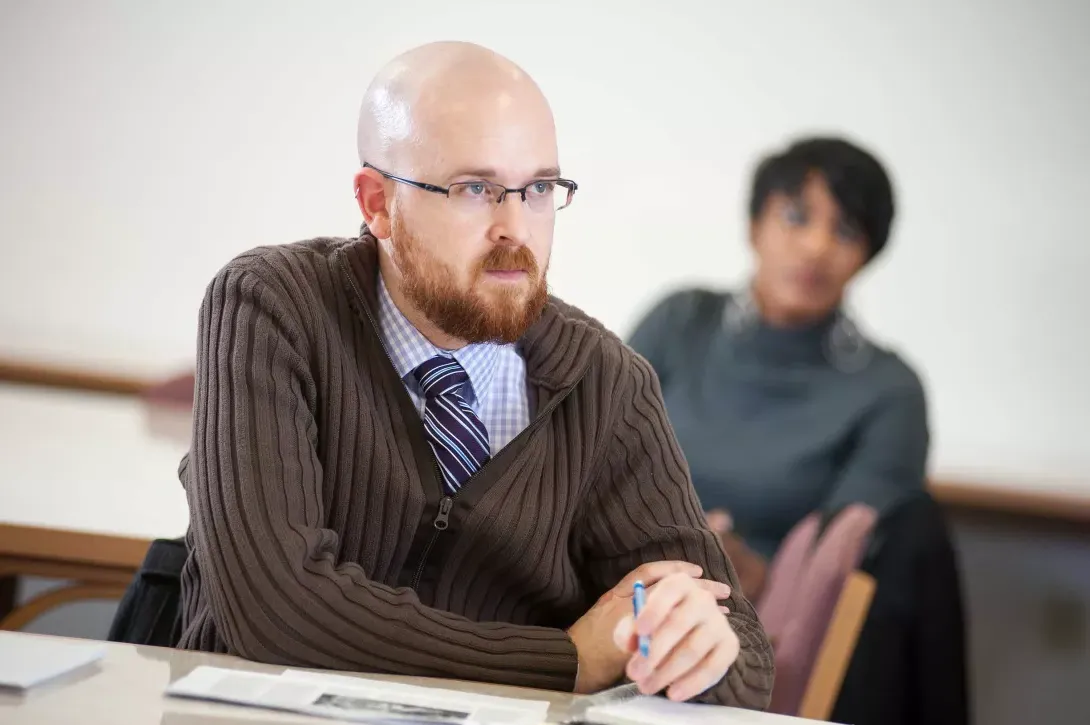 MBA students in classroom